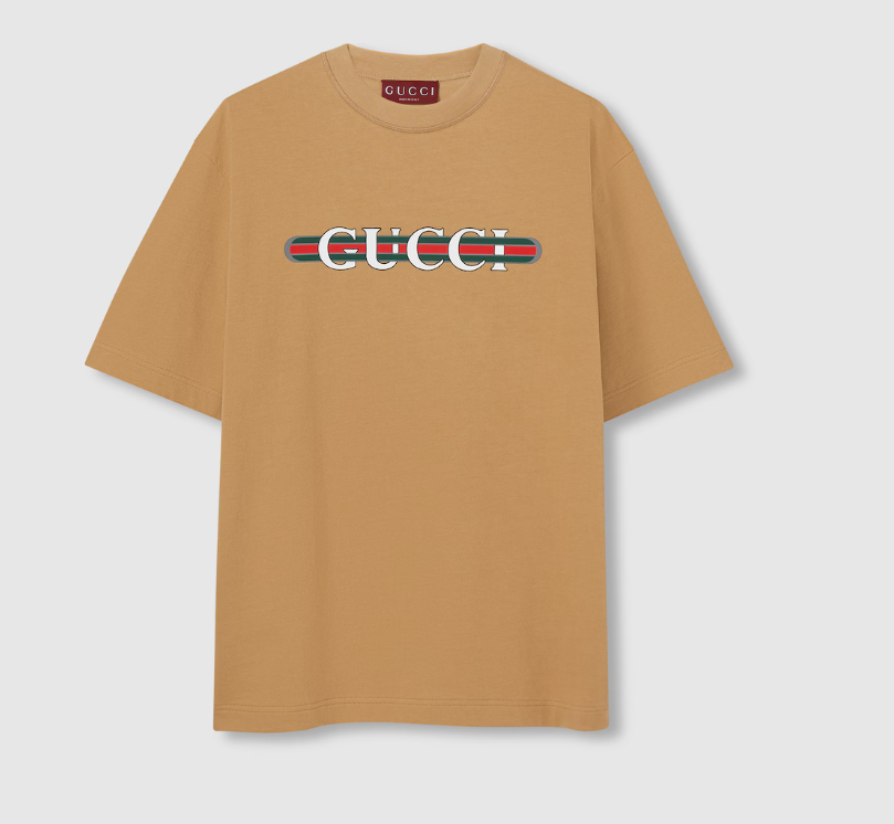T-shirt Brodé Gucci