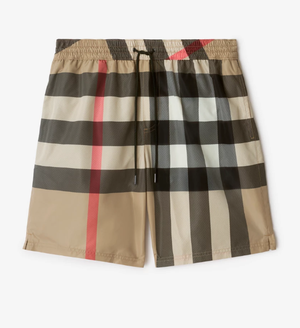 Short de bain Check Burberry