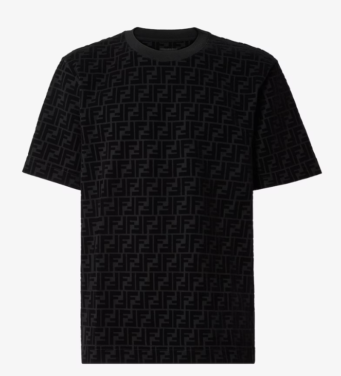 T-shirt en piqué FF FENDI